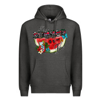 Charcoal Heather sweet summer time Premium Hoodie - SublimationCraftShop