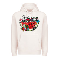 Pale Pink sweet summer time Premium Hoodie - SublimationCraftShop