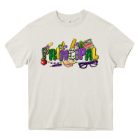 Cream principal mardi gras cowgirl Heavy Core Tee - CowGirlArtShop