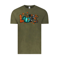 Vintage Olive fall love Vintage Tee - RanaPortraitStore