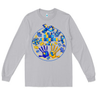 Moon Dust World Down Syndrome Day Long Sleeve Tee - CowhideDigitalArt