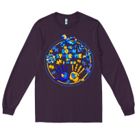 Plum World Down Syndrome Day Long Sleeve Tee - CowhideDigitalArt