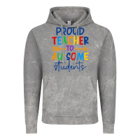 Cloud Rock Proud teacher to au-some students Vintage Hoodie - CowhideDigitalArt