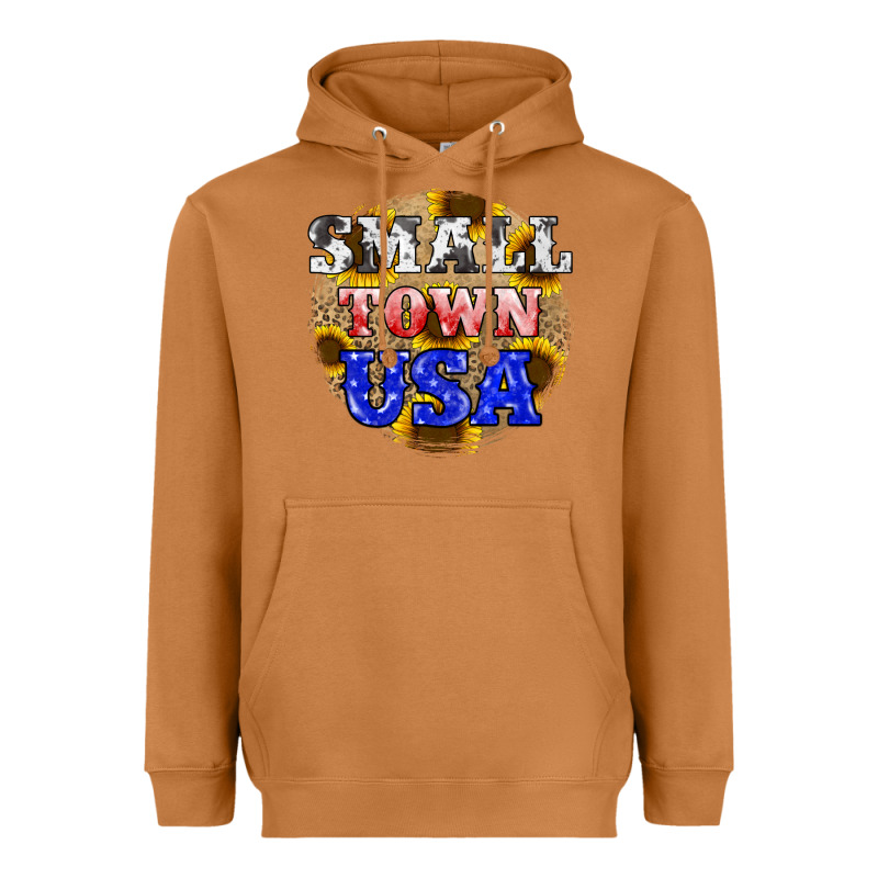 Small Town Usa Heavyweight Hoodie by JahusDesignShop | Teevron
