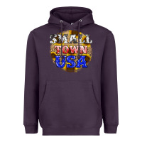 Plum small town usa Heavyweight Hoodie - JahusDesignShop