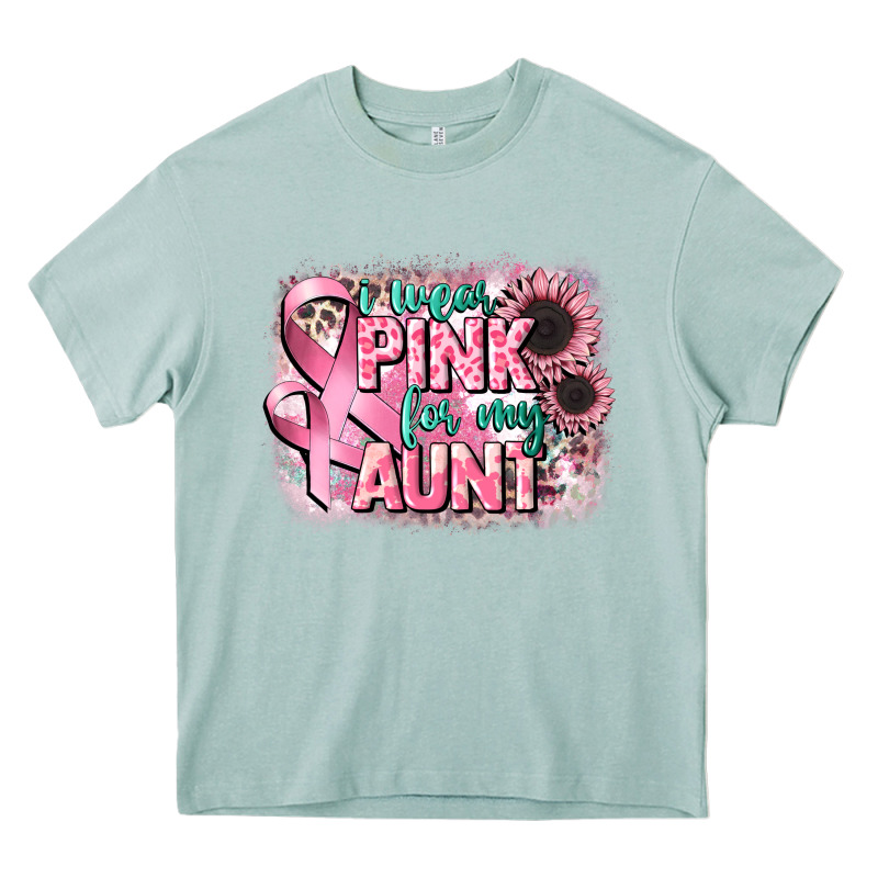 I Wear Pink For My Aunt Heavy Core Tee by CowGirlArtShop | Teevron