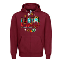 Burgundy Christmas dental hygienist Zipper Hoodie - JahusDesignShop