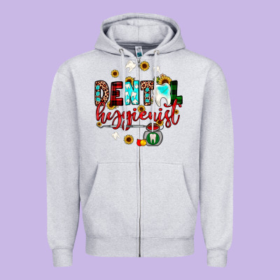 Christmas Dental Hygienist Zipper Hoodie Designed By Jahusdesignshop