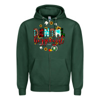 Sports Green Christmas dental hygienist Zipper Hoodie - JahusDesignShop
