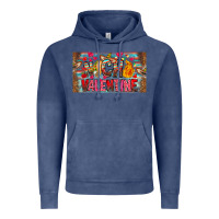Vintage Denim Nach Valentine Vintage Hoodie - CowhideDigitalArt