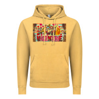 Vintage Mustard Nach Valentine Vintage Hoodie - CowhideDigitalArt
