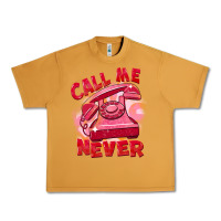 Peanut Butter call me never Urban Heavy Tee - FaDigitalArtStudio