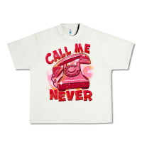 Pistachio call me never Urban Heavy Tee - FaDigitalArtStudio