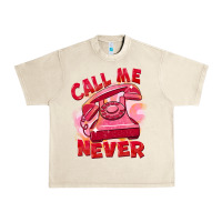 Sandshell call me never Urban Heavy Tee - FaDigitalArtStudio