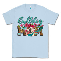 Dusty Blue english bulldog mom Classic Tee - Artiststas