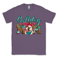 Lavender english bulldog mom Classic Tee - Artiststas