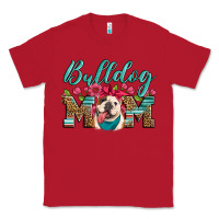 Red english bulldog mom Classic Tee - Artiststas