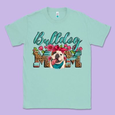 English Bulldog Mom Classic Tee Designed By Artiststas