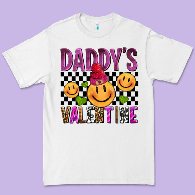 Daddys Valentine Olivia Premium Tee Designed By Oliviacreatesart