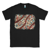 Black Baseball leopard glitter background Classic Tee - HowdyJamesFarm