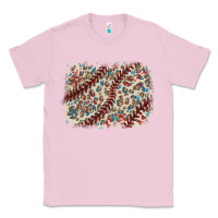 Bubblegum Pink Baseball leopard glitter background Classic Tee - HowdyJamesFarm
