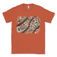 Copper Baseball leopard glitter background Classic Tee - HowdyJamesFarm