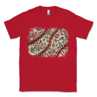 Red Baseball leopard glitter background Classic Tee - HowdyJamesFarm