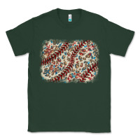 Sports Green Baseball leopard glitter background Classic Tee - HowdyJamesFarm