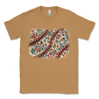 Toasted Coconut Baseball leopard glitter background Classic Tee - HowdyJamesFarm