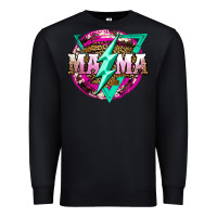 Black mama life and thunderbolt Premium Sweatshirt - JahusDesignShop