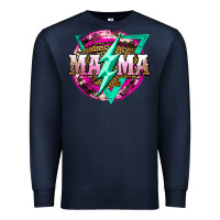 Navy mama life and thunderbolt Premium Sweatshirt - JahusDesignShop