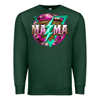 Sports Green mama life and thunderbolt Premium Sweatshirt - JahusDesignShop