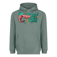 Sage mermaid kisses starfish wishes Heavyweight Hoodie - JahusDesignShop