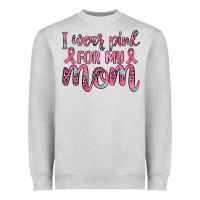 Heather Grey i wear pink for my mom Heavyweight Sweatshirt - JahusDesignShop