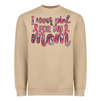 Mushroom i wear pink for my mom Heavyweight Sweatshirt - JahusDesignShop