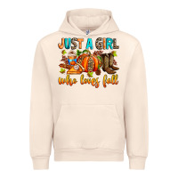 Sandshell Just a girl who loves Fall Urban Hoodie - RanaPortraitStore