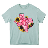 Arona texas map breast cancer Heavy Core Tee - CowGirlArtShop