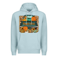 Blue Mist pumpkin farm truck Premium Hoodie - Jasminsmagicworld