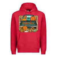 Cardinal pumpkin farm truck Premium Hoodie - Jasminsmagicworld