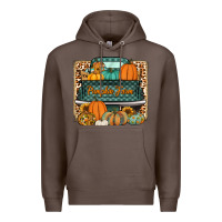 Coffee pumpkin farm truck Premium Hoodie - Jasminsmagicworld