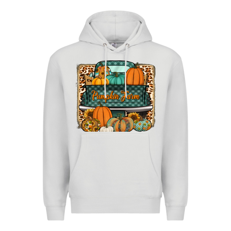 Pumpkin Farm Truck Premium Hoodie by Jasminsmagicworld | Teevron
