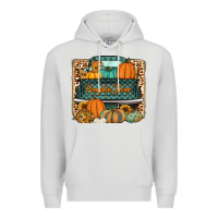 Dove Grey pumpkin farm truck Premium Hoodie - Jasminsmagicworld