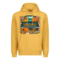 Mustard pumpkin farm truck Premium Hoodie - Jasminsmagicworld