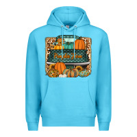 Ocean Blue pumpkin farm truck Premium Hoodie - Jasminsmagicworld