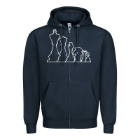 Navy chess t  shirt chess Zipper Hoodie - maiPhamDesign