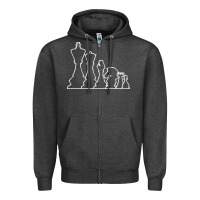 Charcoal Heather chess t  shirt chess Zipper Hoodie - maiPhamDesign