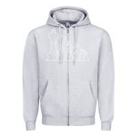 Heather Grey chess t  shirt chess Zipper Hoodie - maiPhamDesign