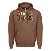 Chestnut teacher christmas Zipper Hoodie - JahusDesignShop