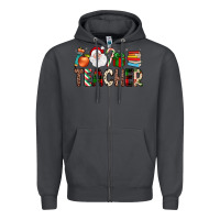 Smoke teacher christmas Zipper Hoodie - JahusDesignShop