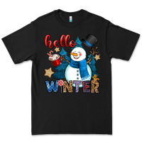 Black hello winter Premium Tee - OliviaCreatesArt